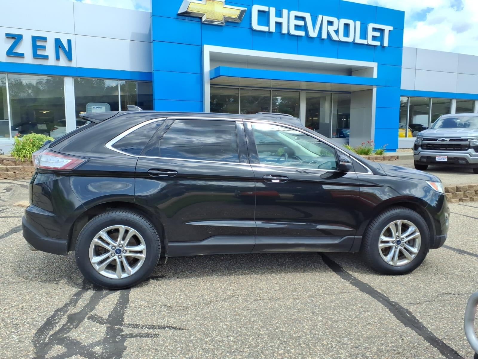 Used 2015 Ford Edge SEL with VIN 2FMTK4J93FBB15531 for sale in Chaska, Minnesota